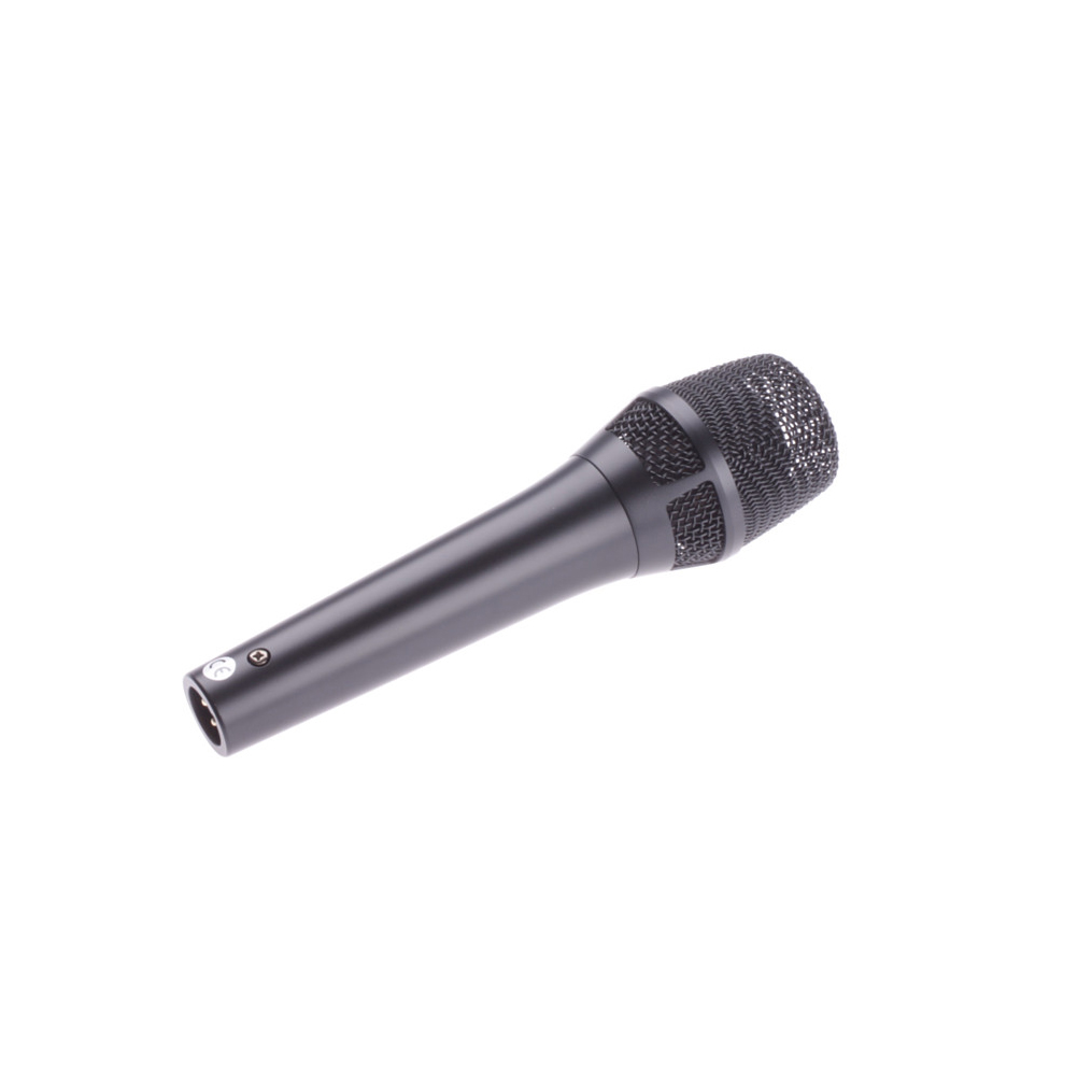 JTS CX-520 Dynamische microfoon voor Blues Harp en traditionele instrumenten, mondharmonica-microfoon, met supercardioïde met transportbox en kabeladapter, zwart